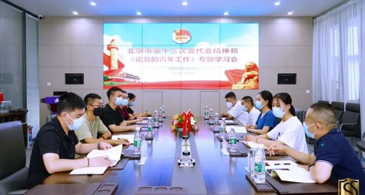 京城安保集团团支部开展团员青年专题学习会